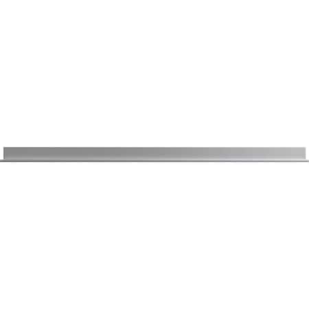 Ekena Millwork Premium 24" Barn Door Floor T-Guide, Silver Metallic GB6001G2SM